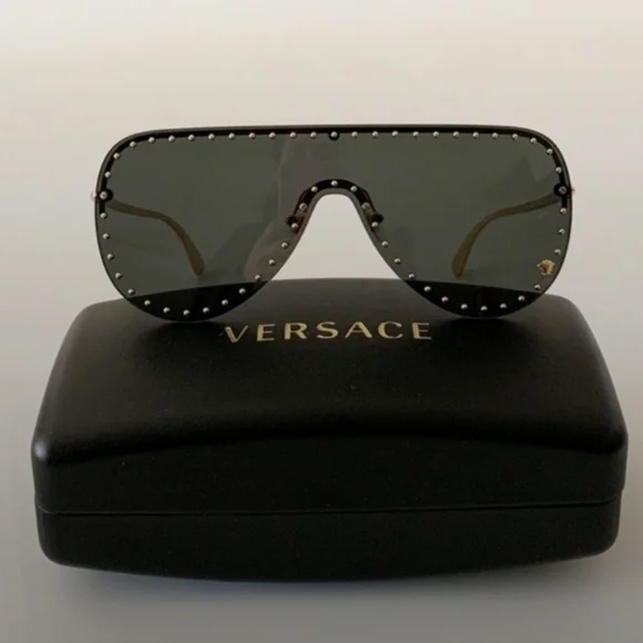 Sale✨️ Versace Gold Studded Aviator - Picture 5 of 14
